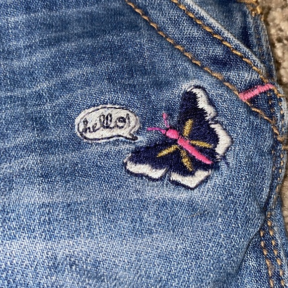 Oshkosh Bgosh overalls with plaid onsie - Picture 7 of 9